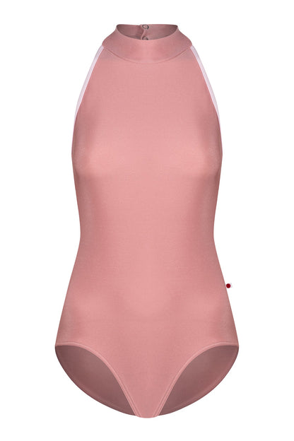 Noe leotard in N-Antique Rose body color with N-Rose trim color