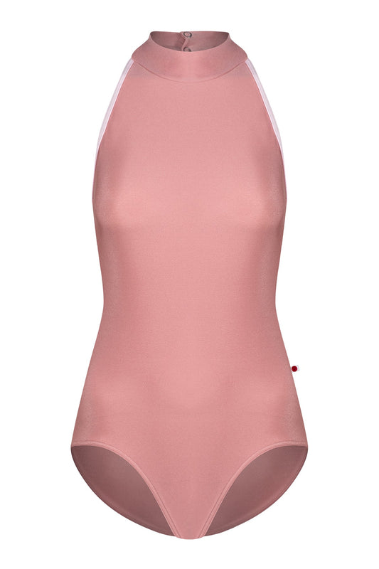 Noe leotard in N-Antique Rose body color with N-Rose trim color